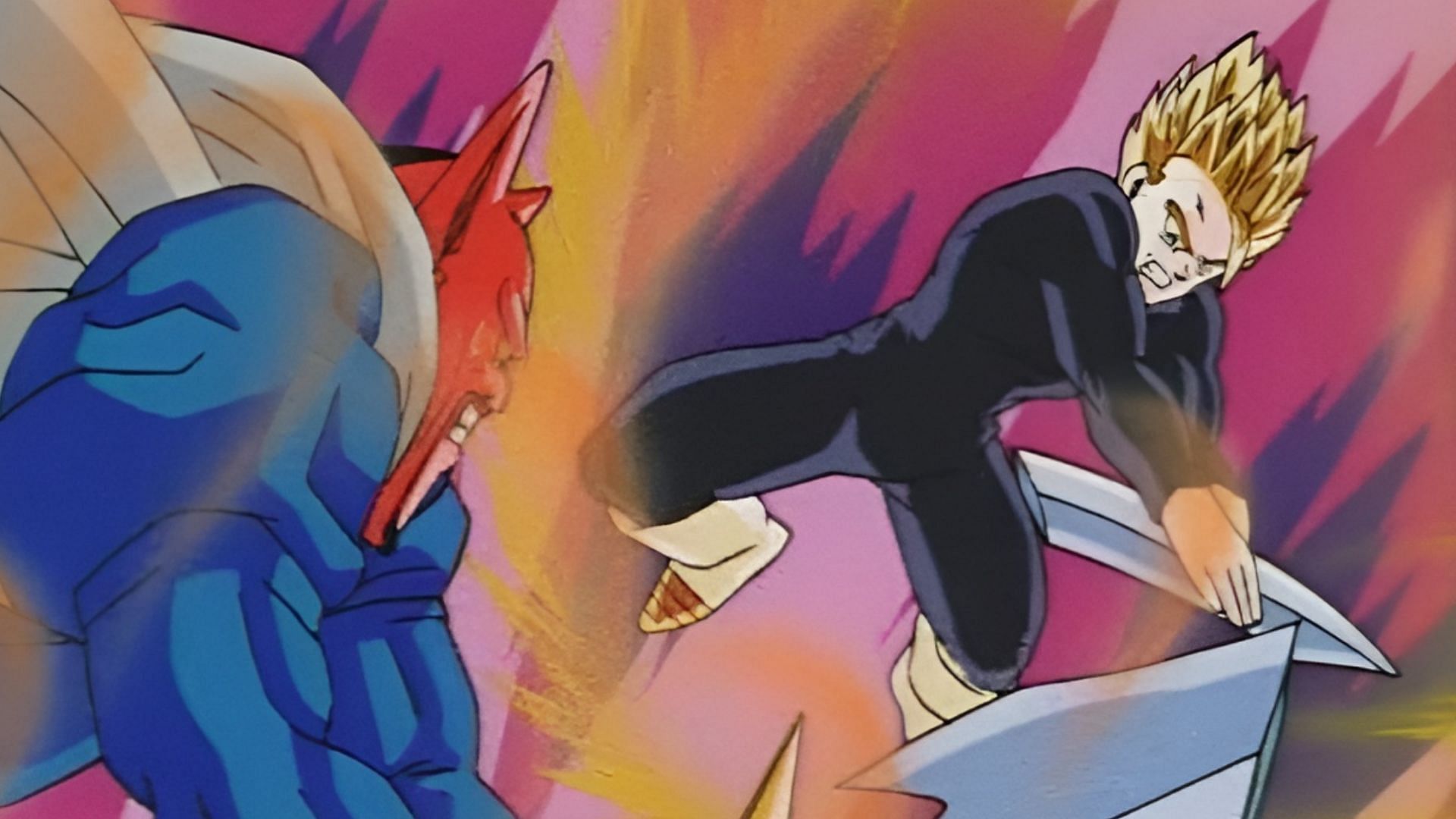 Gohan vs. Dabura fight (Image via Toei Animation)